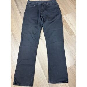 Banana Republic Traveler Slim Jeans Men's 32x34 Black Stretch Denim Pants